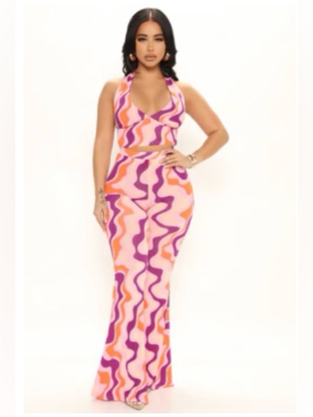 Halter Top Matching Set